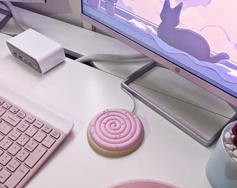 Pink Sugar Cookie Wireless Charger Encasing