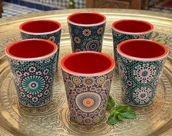 Vasos tradicionales marroquíes