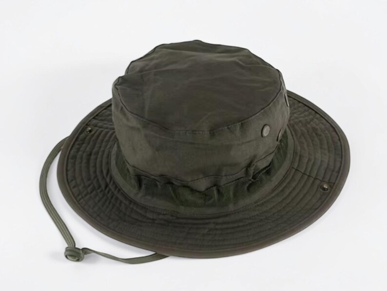 Outdoor Bucket Hat | Wide Brim, Adjustable Strap, Breathable Cotton ...