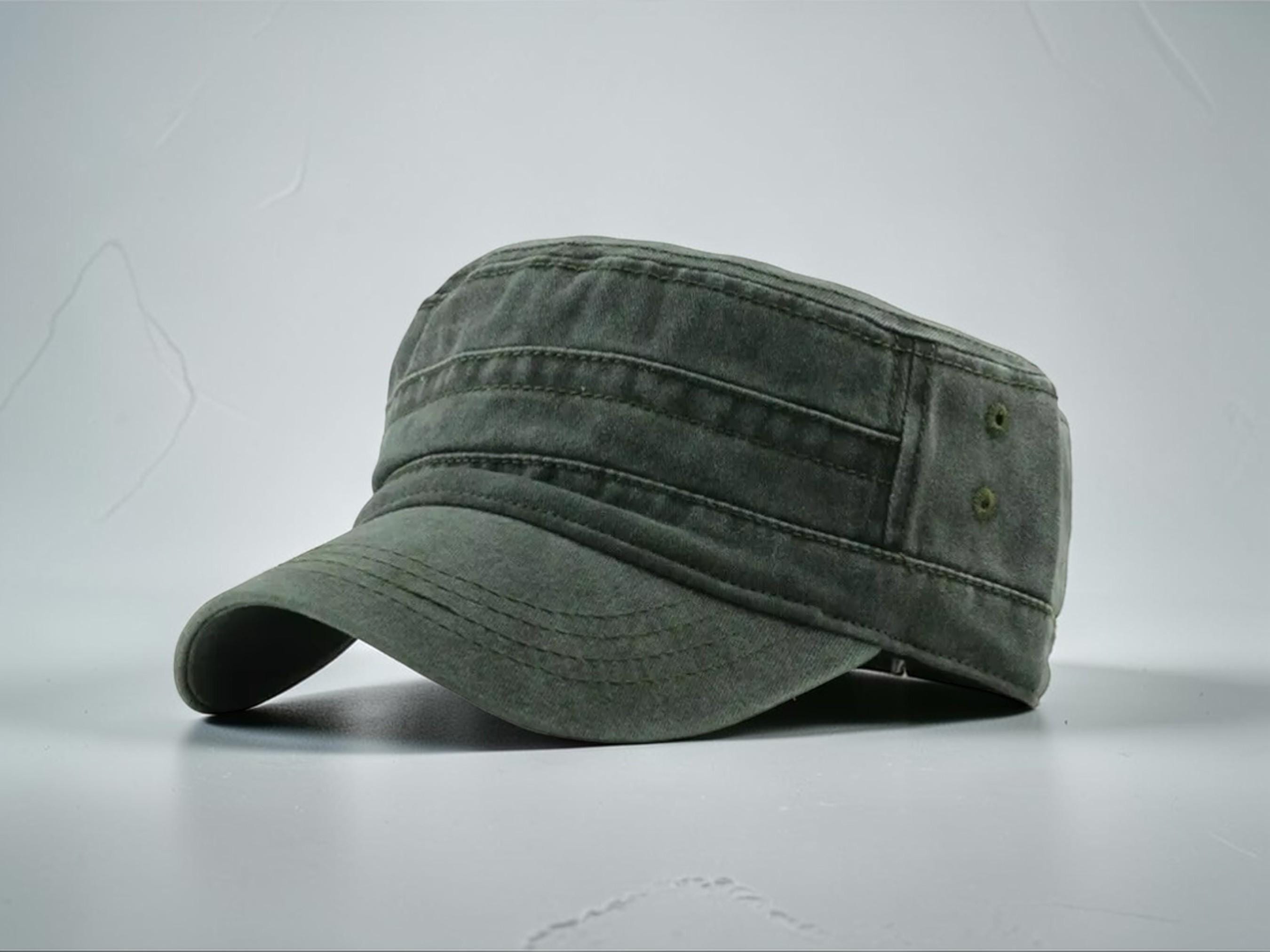 Top Out Cap Washed Cotton Flat Top Cap | Adjustable Streetwear Hat for Travel - Etsy