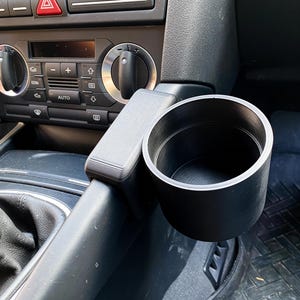 Soporte para bebidas Audi A3 8P – Soporte para vasos de consola central, Soporte para vasos de consola Audi A3 8P, Inserto para portavasos de coche, Accesorios para coche