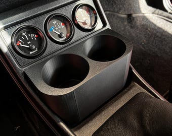 VW Golf 1 MK1 GTI Cup Holder – Double Cupholder Center Console without Drilling Classic Car Accessory, Perfect Fit