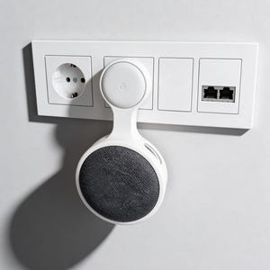 Google Nest Mini 2 Steckdosenhalter | Wandhalter Plug Mount für Google Nest Mini 2nd Gen