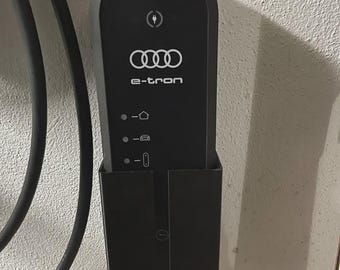 Audi e-tron Charger Wall Mount | Wall bracket for Type 2 EV charger & wallbox controller