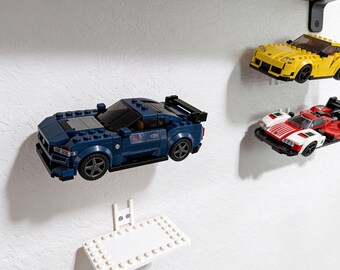 Soporte de pared para LEGO Speed Champions, expositor de pared con soporte flotante invisible.