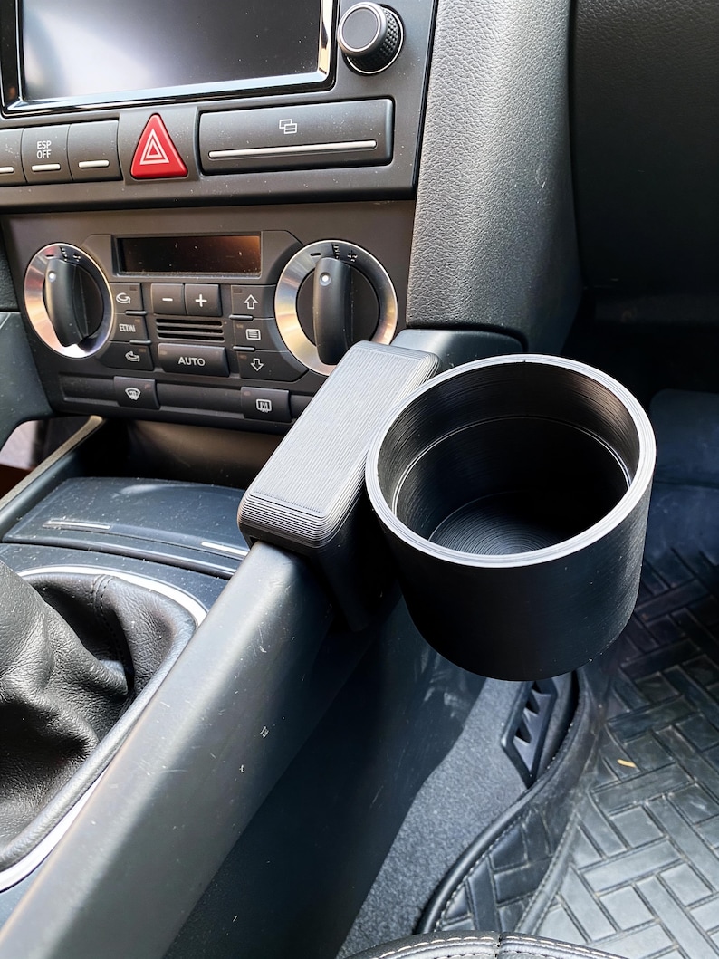 Audi A3 8P Drink Holder – Cup Holder Center Console, Audi A3 8P Cup Holder Console, Car Cup Holder Insert, Car Accessories image 1