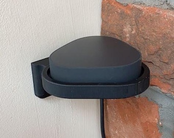 Soporte de pared de esquina compatible con Sonos Roam 1 2 SL | Soporte de altavoz de pared de esquina | Izquierda o derecha, negro