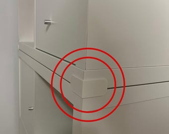 4 conectores apilables IKEA Kallax, soportes de conexión para estantes, juego de clips apilables