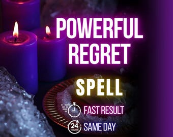 Powerful Regret Spell, Emotional Healing Ritual, Encourage Apology & Reconciliation, Same Day Casting