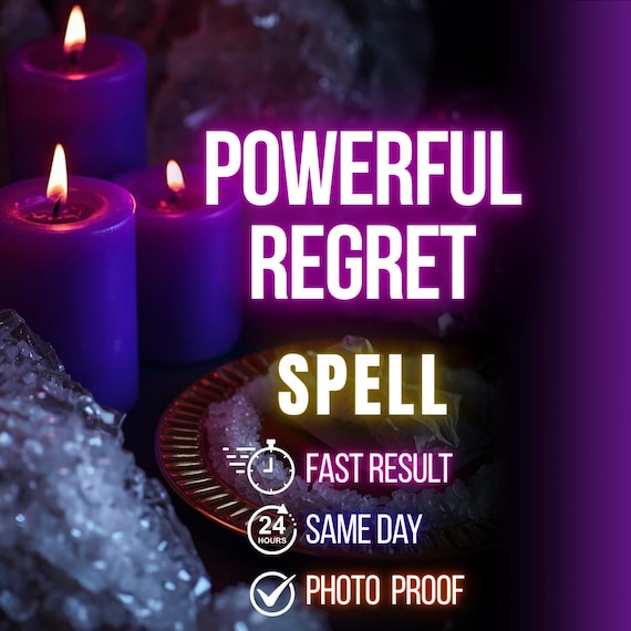 Powerful Regret Spell, Emotional Healing Ritual, Encourage Apology & Reconciliation, Same Day Casting