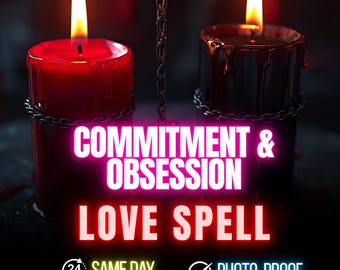 Commitment Love Spell - Same Day White Magic Binding, Deepen Devotion & Strengthen Bond