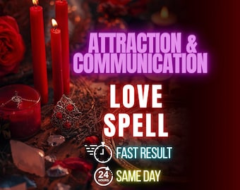 Attraction and Communication Love Spell, Improve Bonding, Strengthen Interest & Open Dialogue