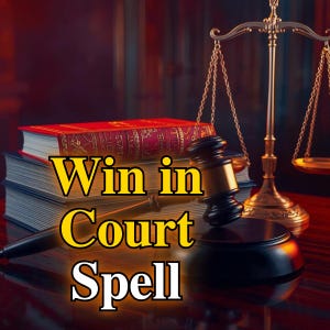 WIN IN COURT Spell – Achieve Justice, Legal Victory & Protection Spell Support