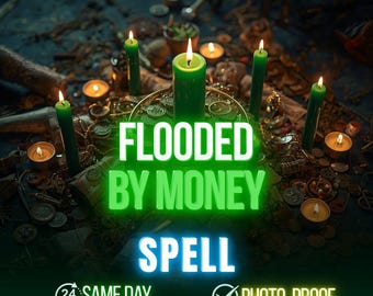 Flooded by Money Spell, SAME DAY Money Activation Ritual to Bring Wealth & Clear Debts Quickly