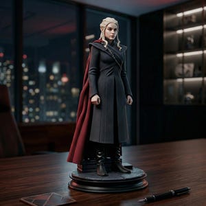 Daenerys Targaryen 3D Model | Mother of Dragons for Display, Collection, Gift | STL File | For 3D Print (Digital File)(1 Piece)