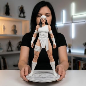 Mortal Kombat Kitana 3D Model | Assassin Warrior for Display, Collection, Gift | STL File | For 3D Print (Digital File) (7 Piece)
