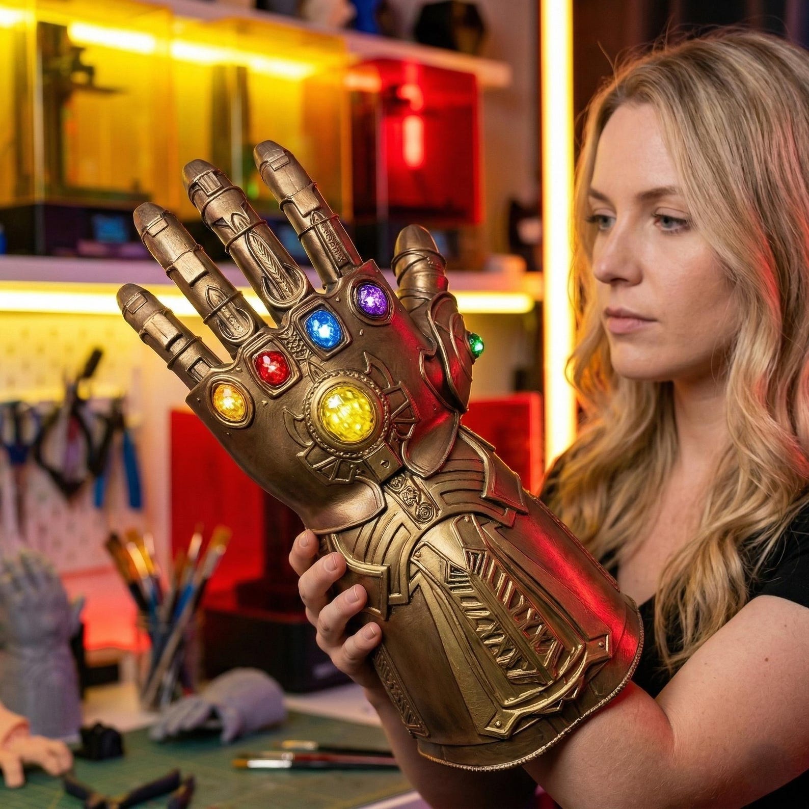 Thanos Infinity Gauntlet 3D Model | Avengers Villain Prop STL File - Etsy