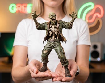 Zombie Walker 3D-model | Angstaanjagende ondode overlevende | STL-bestand (digitale download)