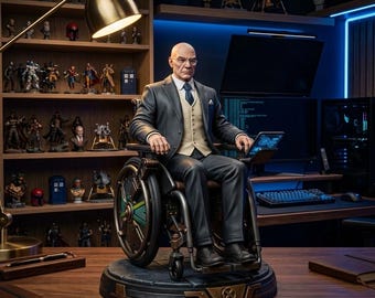 Mutant Academy Leader 3D-model | Telepaatmeester voor display, verzameling en cadeau | STL-bestand | Voor 3D-afdrukken (digitaal bestand) (1 stuk)
