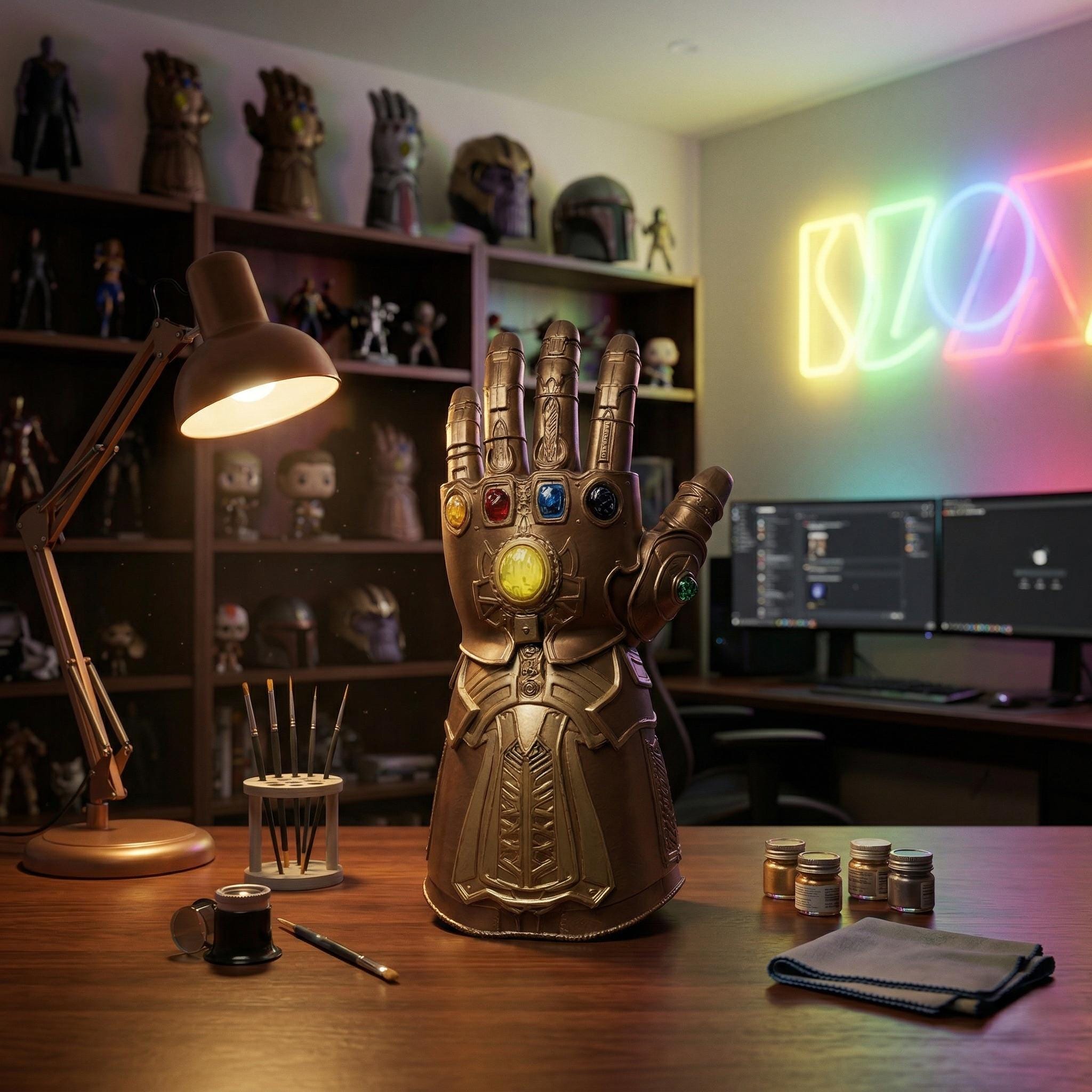 Thanos Infinity Gauntlet 3D Model | Avengers Villain Prop STL File - Etsy