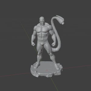 Cyber Scorpion 3D Model | Mechanical Villain Creature Statue | STL File Digital Download (9 Piece) image 13