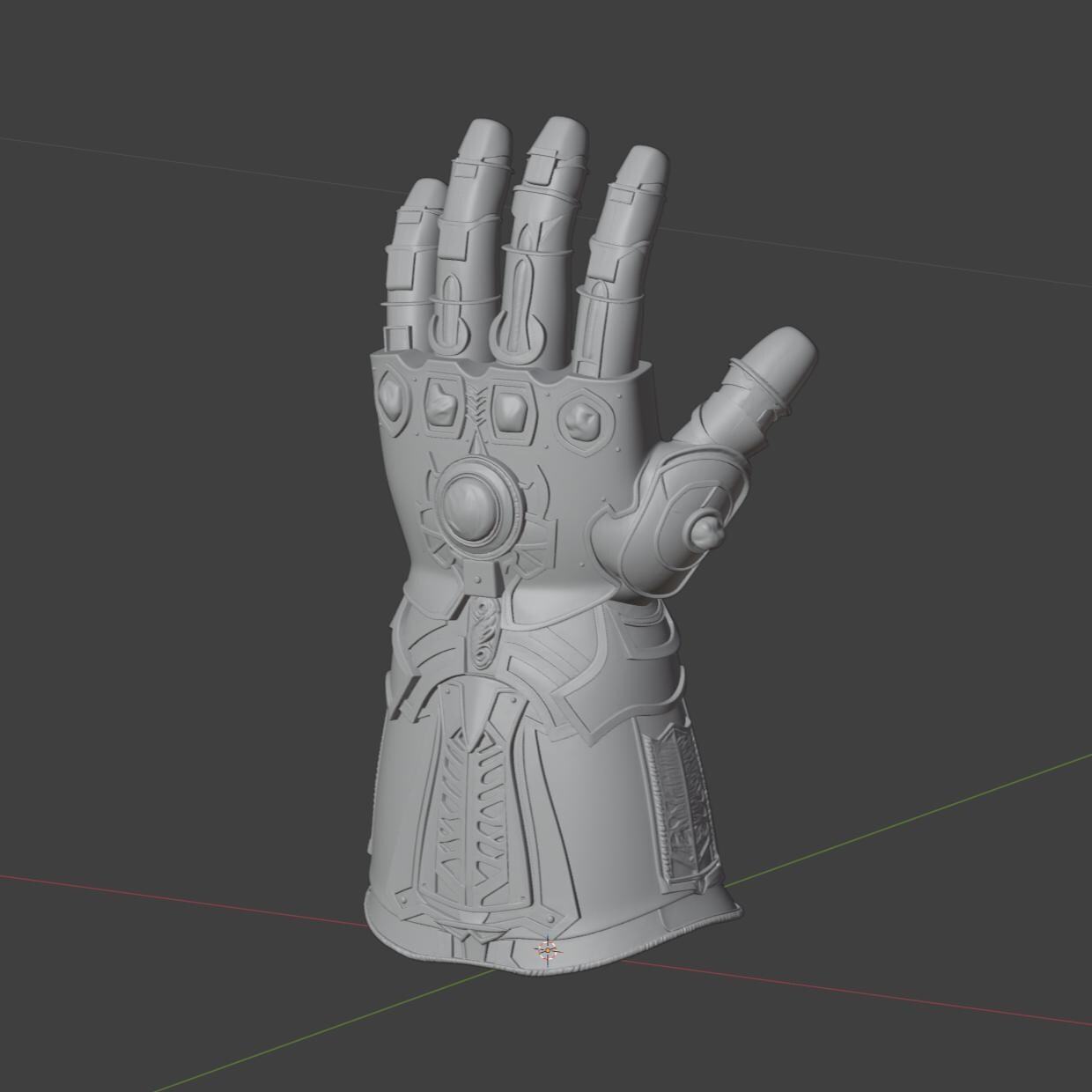 Thanos Infinity Gauntlet 3D Model | Avengers Villain Prop STL File - Etsy