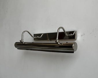 Adjustable Brass Picture Light Sconce, Gallery Art Deco Light