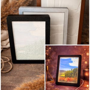 Gepersonaliseerde fotolamp in kleur - 3D lithofaan kleurenfoto - Individueel nachtlampje met gravure - Cadeau-idee