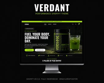 Luxury Shopify Theme For Health Brands | Premium Ecommerce Website Template | Modern Responsive Store Design For Wellness Products