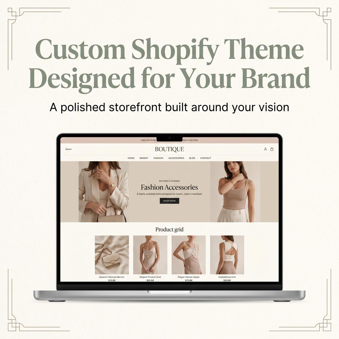 Custom Shopify Theme Design Service, Branded Shopify Storefront ...