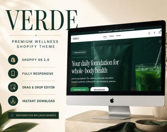 Wellness Shopify Theme | Premium Shopify Template | Mobile Friendly Clean Storefront Design For Beauty And Skincare Brands