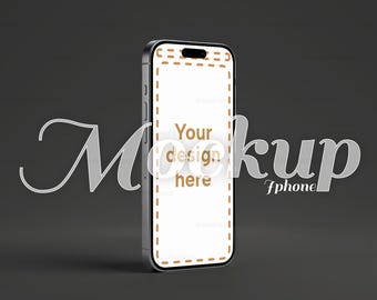 Presentación de maqueta PSD del iPhone 17 con interfaz de usuario oscura (descarga digital)