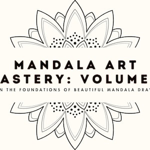 Mandala Art Workbook for Beginners | Learn to Draw Mandalas | Printable Mandala Guided Practice Sheets