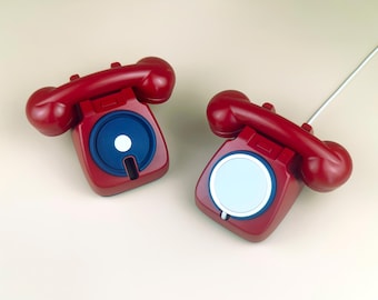 Magsafe Charger Stand | 80s 90s Retro Rotary Phone Nostalgia Desk Decor by Polkaheim