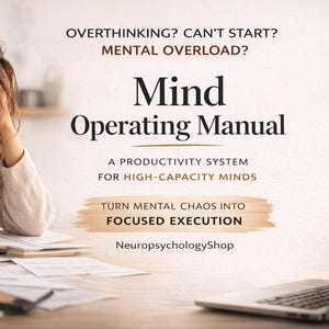 Mind Operating Manual, Deep Work System, Focus Guide (Digital Download)