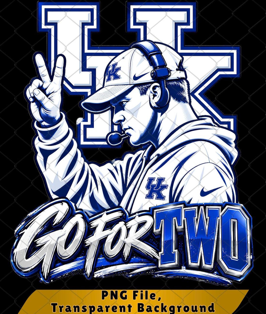 Kentucky Wildcats Go for Two Png,transparent Background (digital ...