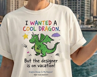 Our Graphic Designer Is On Leave Shirt, Designer On Vacation Funny Tee, Bad Design Meme T-shirt, Comfort Colors  Unisex & Youth Apparel Gift
