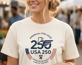 USA 250 Shirt, Semiquincentennial Comfort Colors Tee, America 1776 2026 Patriotic Eagle Liberty Bell Gift