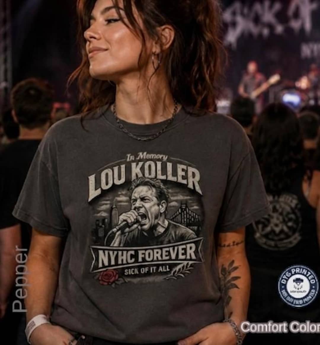 SICK OF IT ALL LOU KOLLER Tシャツ Lou Koller Tribute Shirt, Sick of It All NYHC Tee, Vintage