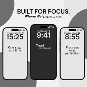 Built For Focus – Motivational IPhone Wallpapers