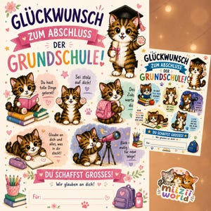 Primary school graduation gifts, school leaving certificate, end of primary school, certificate presentation, keepsake, schoolchild, milestone, graduation