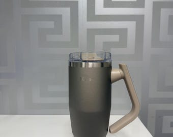 Rotatable Handle High End Tumbler With Leak Proof Straw