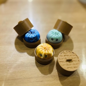 Mystery Dumpling Clicker – Fidget zum Sammeln | Überraschungsfarbe | 3D-gedruckt | Geschenk für Kinder & Erwachsene