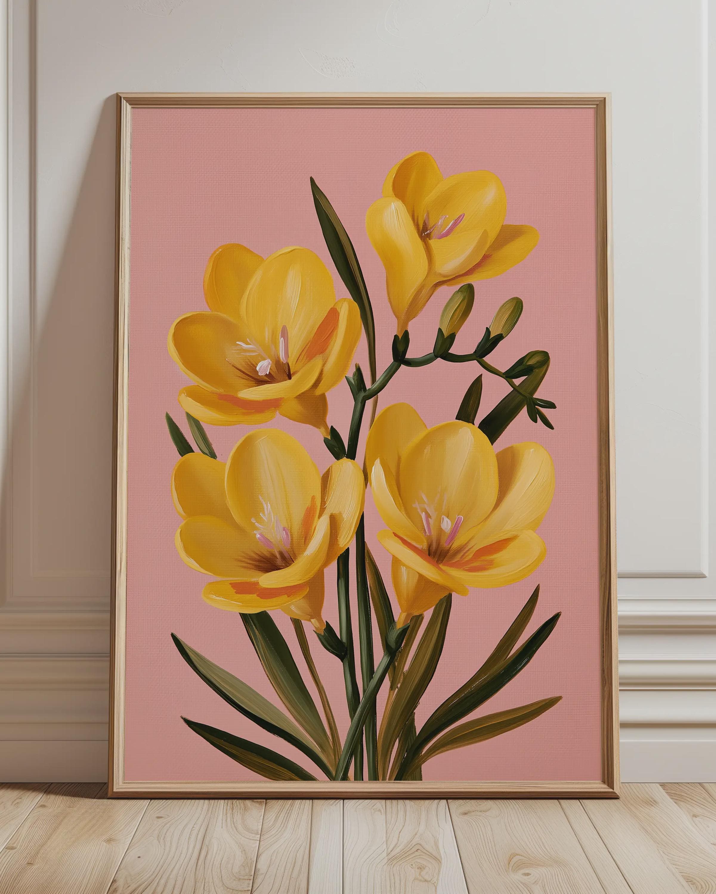 Freesia Art Print - Etsy UK