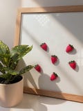 Little Strawberry Magnets (pack of 6)