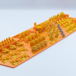 Modułowy magnetyczny organizer dla graczy z pokrywką do gry Catan Base Game