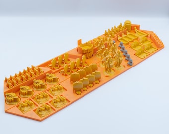 Catan Base Game Modular Magnetic Player Organizer With Lid for