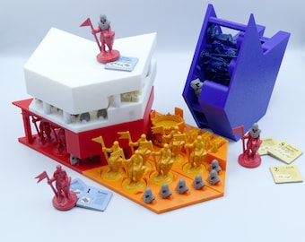 Catan Cities & Knights Modular Magnetic Player Organizer With Lid