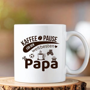 Kaffeetasse, Geschenk Papa, Vater, Vatertagsgeschenk, Geburtstagsgeschenk, Keramik, Geschenk zum Vatertag, Für Papi, Kaffeepause Pot, Haferl