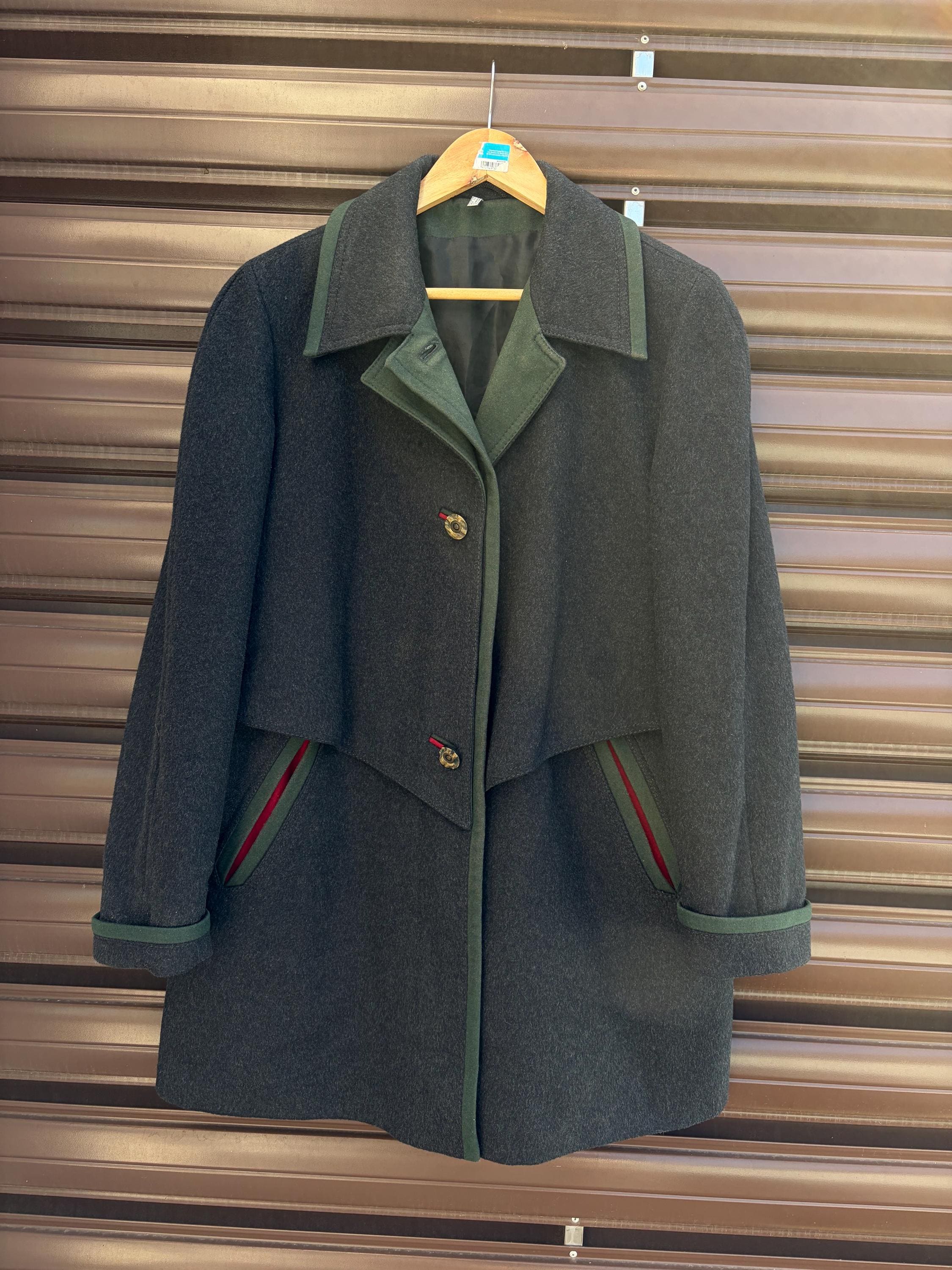 Green Loden Coat - Etsy